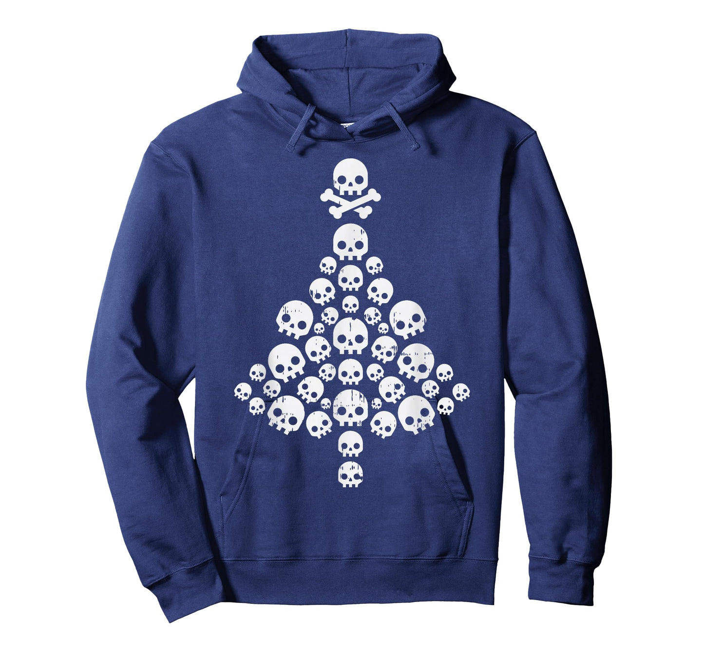 Skull Skeleton Christmas Tree Xmas Holiday Biker Rocker PJ T-Shirt