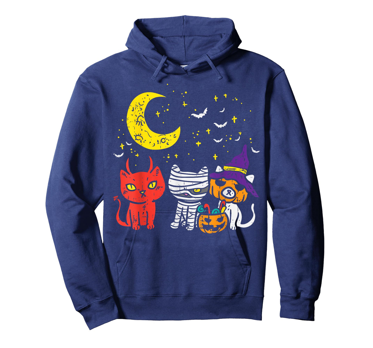 Kitten Mummy Pumpkin Devil Cute Halloween Cat Lover Gift T-Shirt