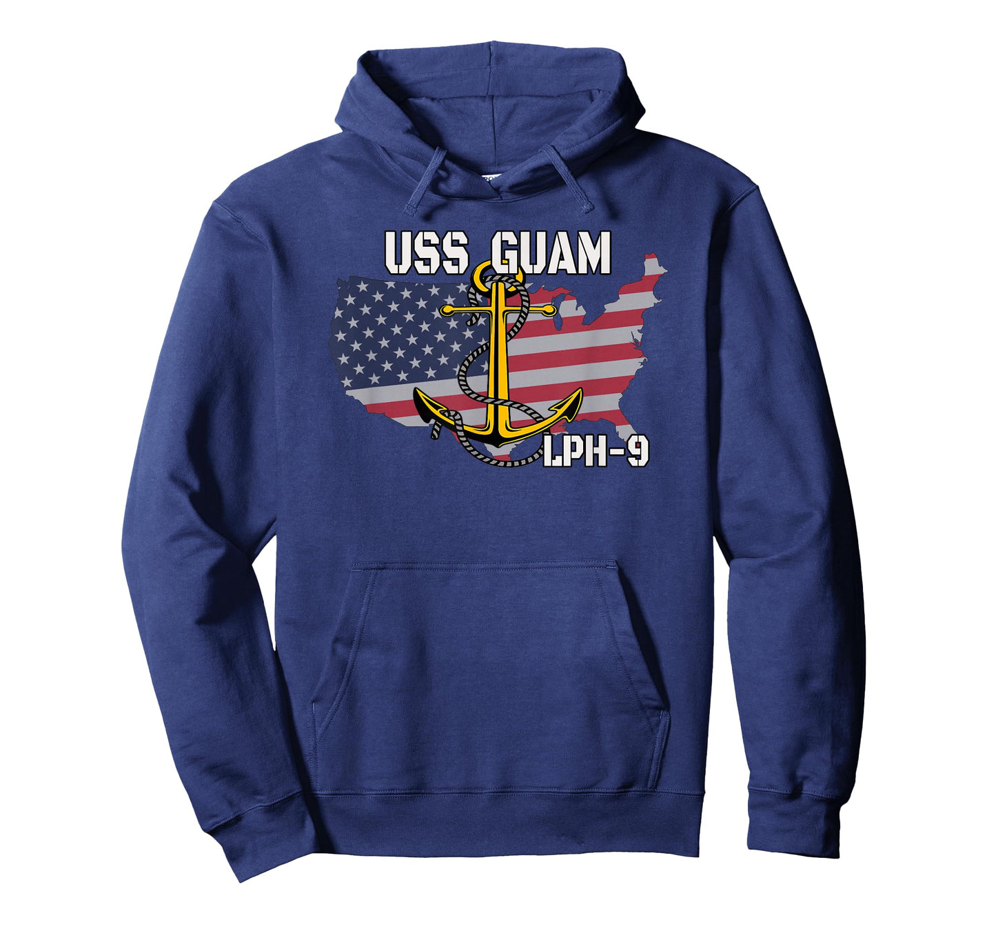 USS Guam LPH-9 Landing Platform Helicopter Veterans Father T-Shirt