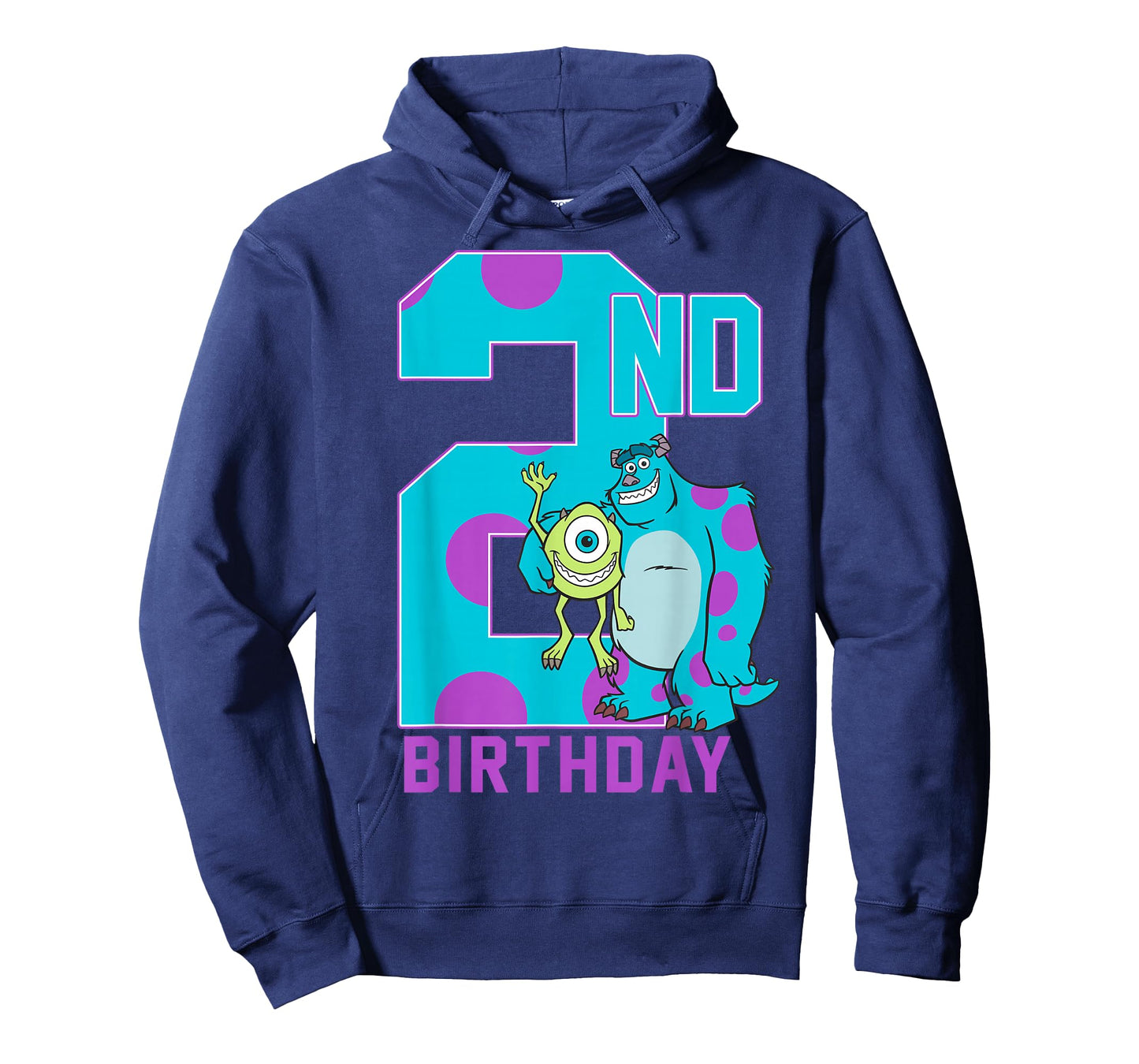 Disney Pixar Monsters Inc. Mike & Sully Happy 2nd Birthday T-Shirt