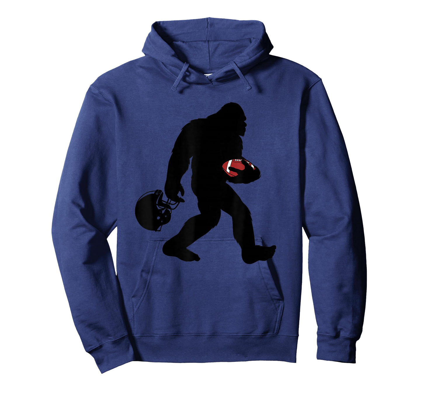 Bigfoot with Football and Helmet T-Shirt