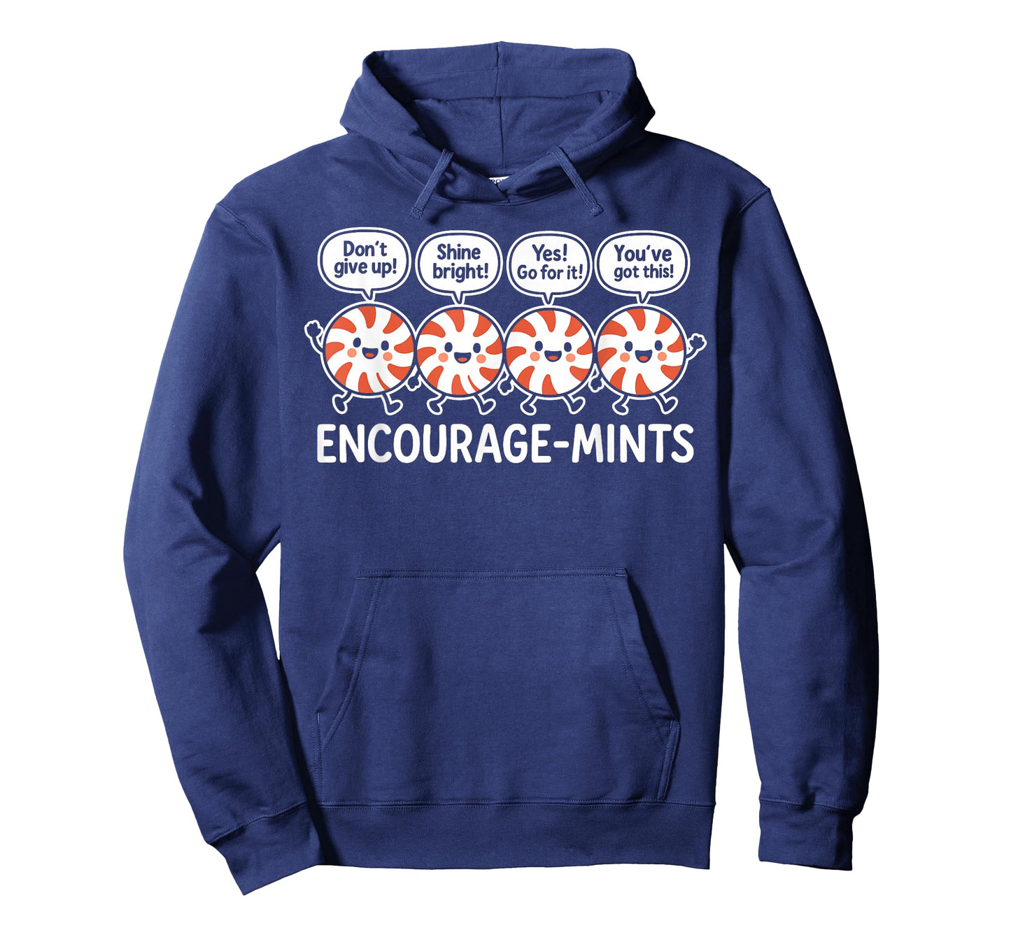 Encourage-Mints Positivity Funny Cute Kawaii Peppermint Pun T-Shirt