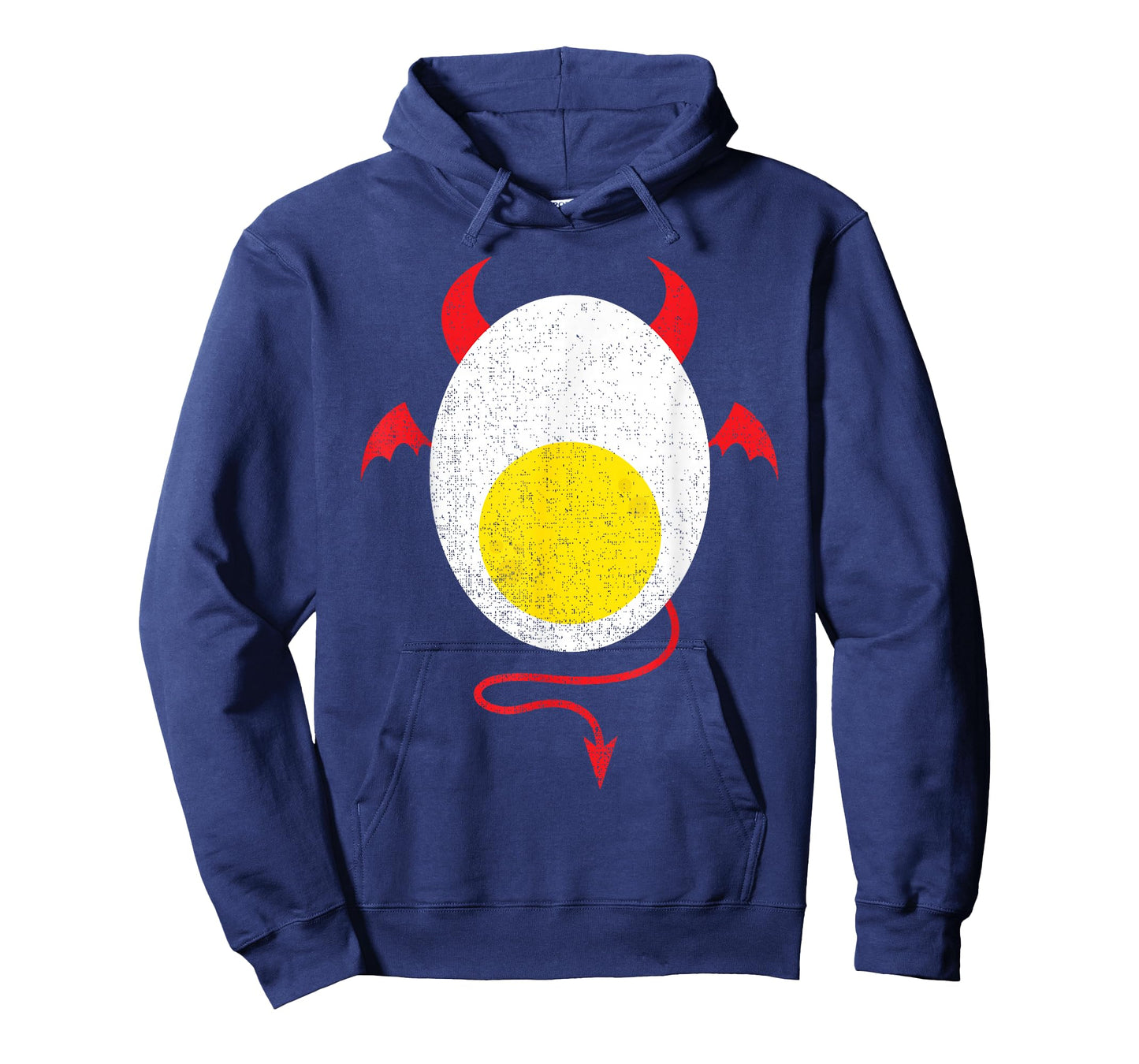 Funny Halloween Shirt Devil Egg Yolk Food Lover Lazy Costume T-Shirt