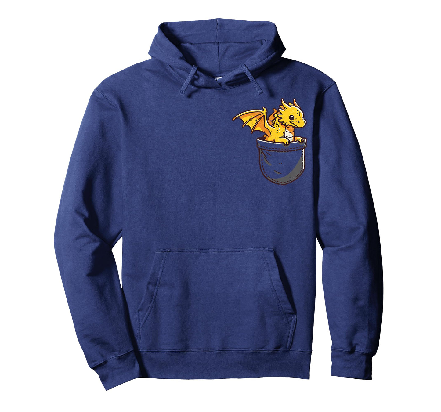 Baby Dragon Pocket Cute Fantasy Mythical Kids Men Women T-Shirt