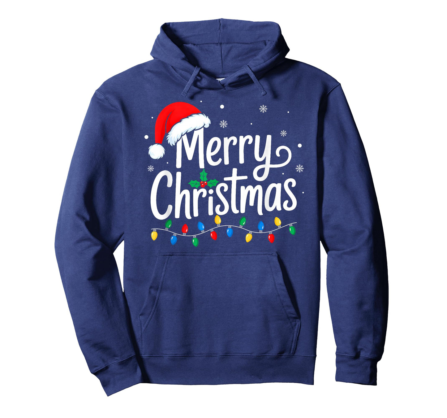 Merry Christmas for Family Men Women Santa Hat Xmas Pajamas T-Shirt