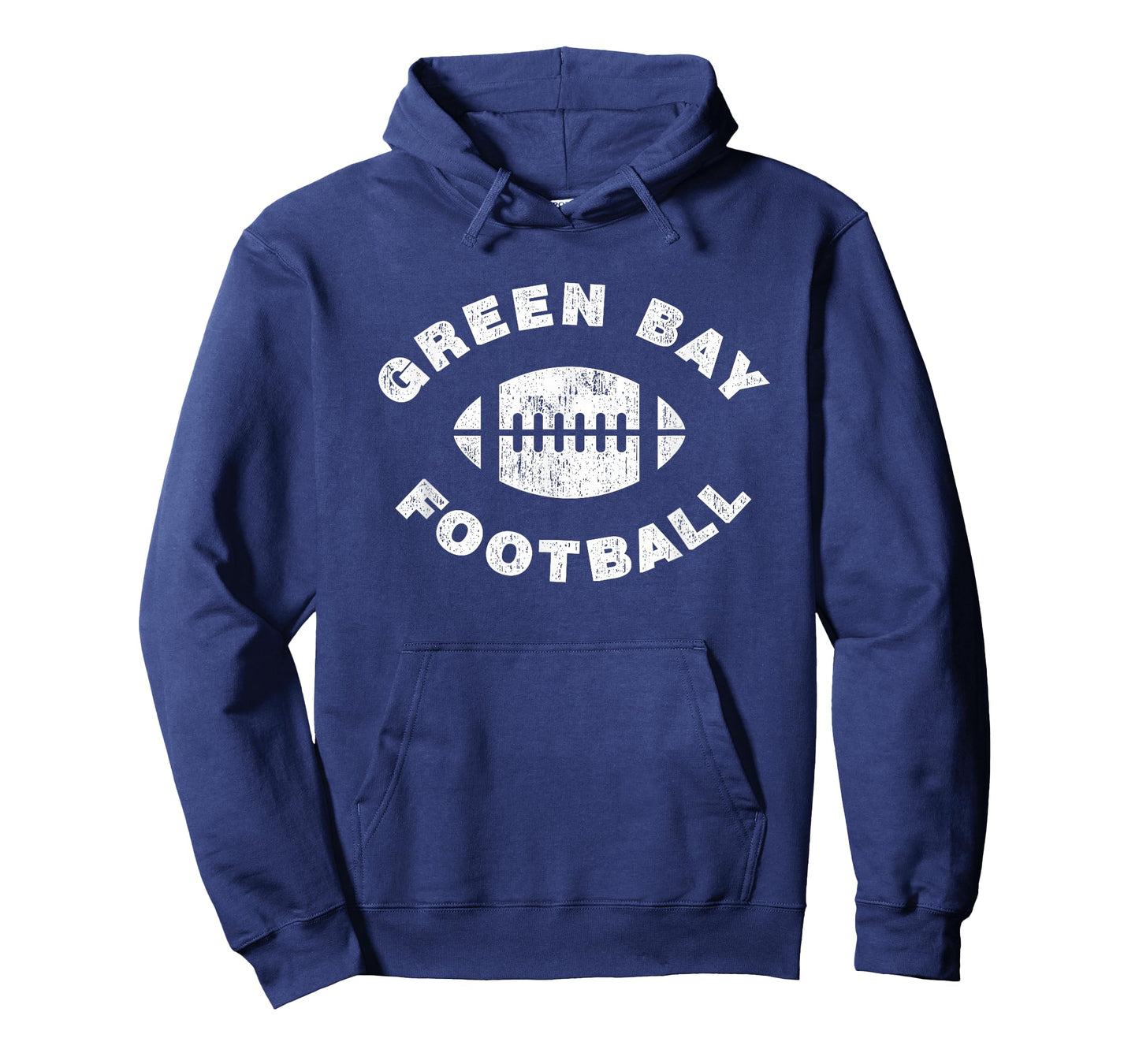 Green Bay Retro Vintage Distressed Football Sports Design T-Shirt