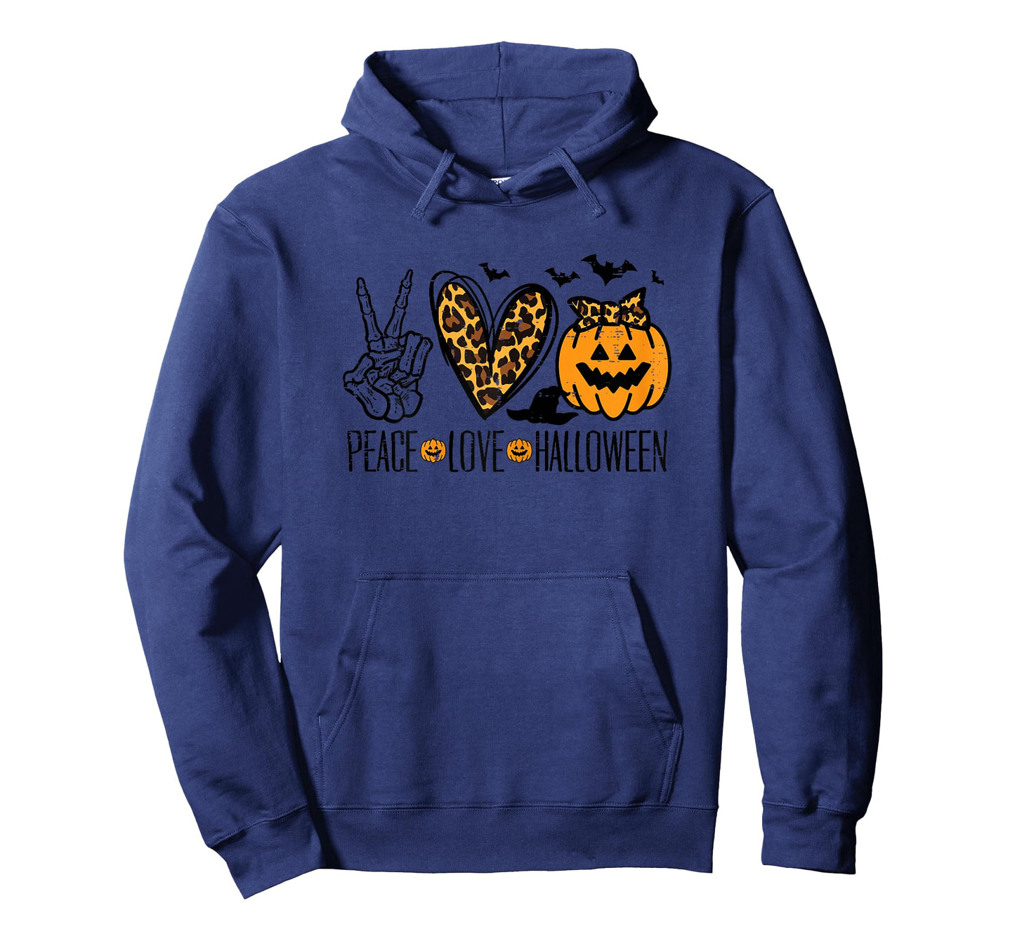 Peace Love Halloween Costume Women Girls Kids Toddler Youth T-Shirt
