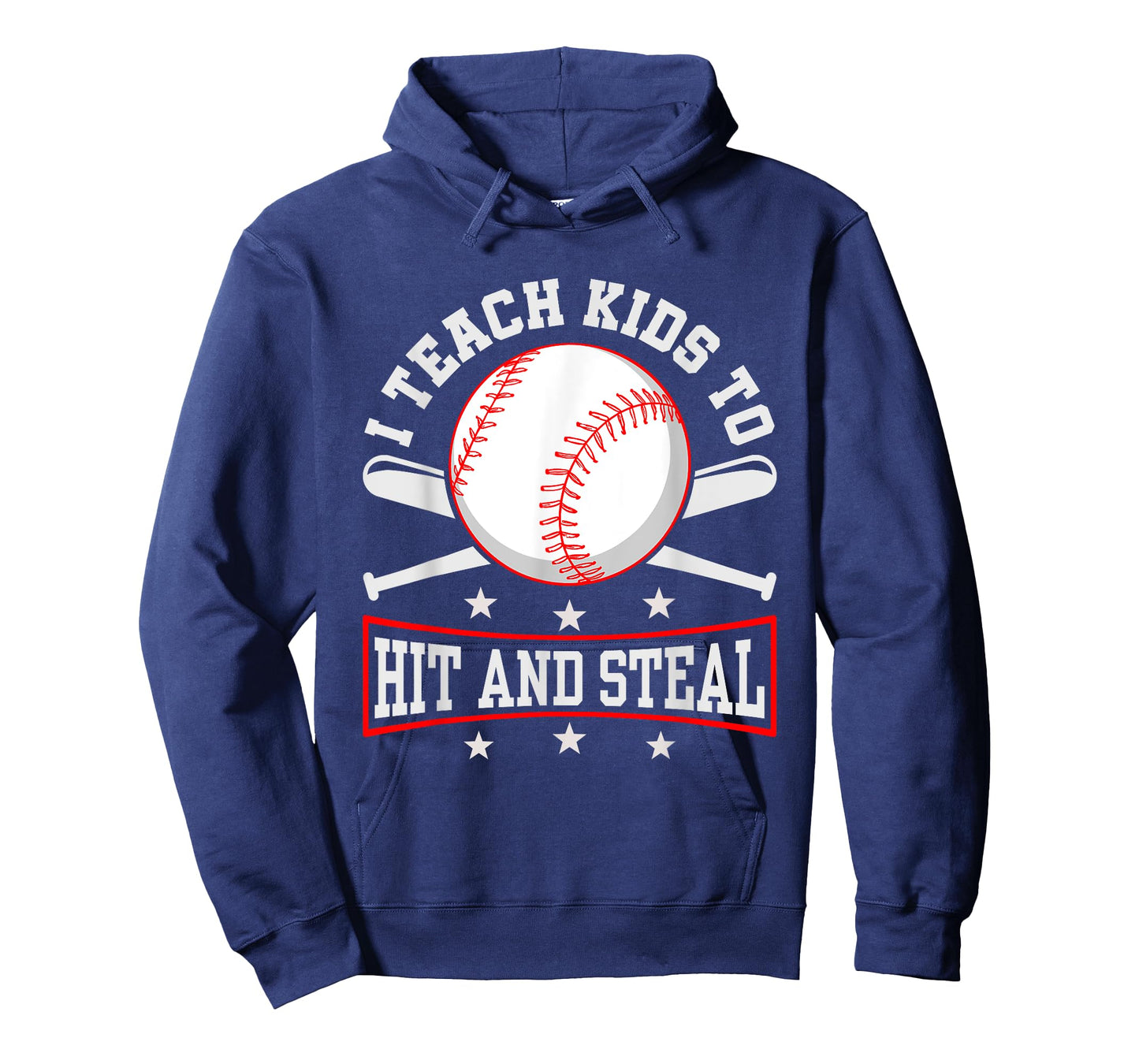 I Teach Kids To Hit And Steal Baseball Coach T-Shirt