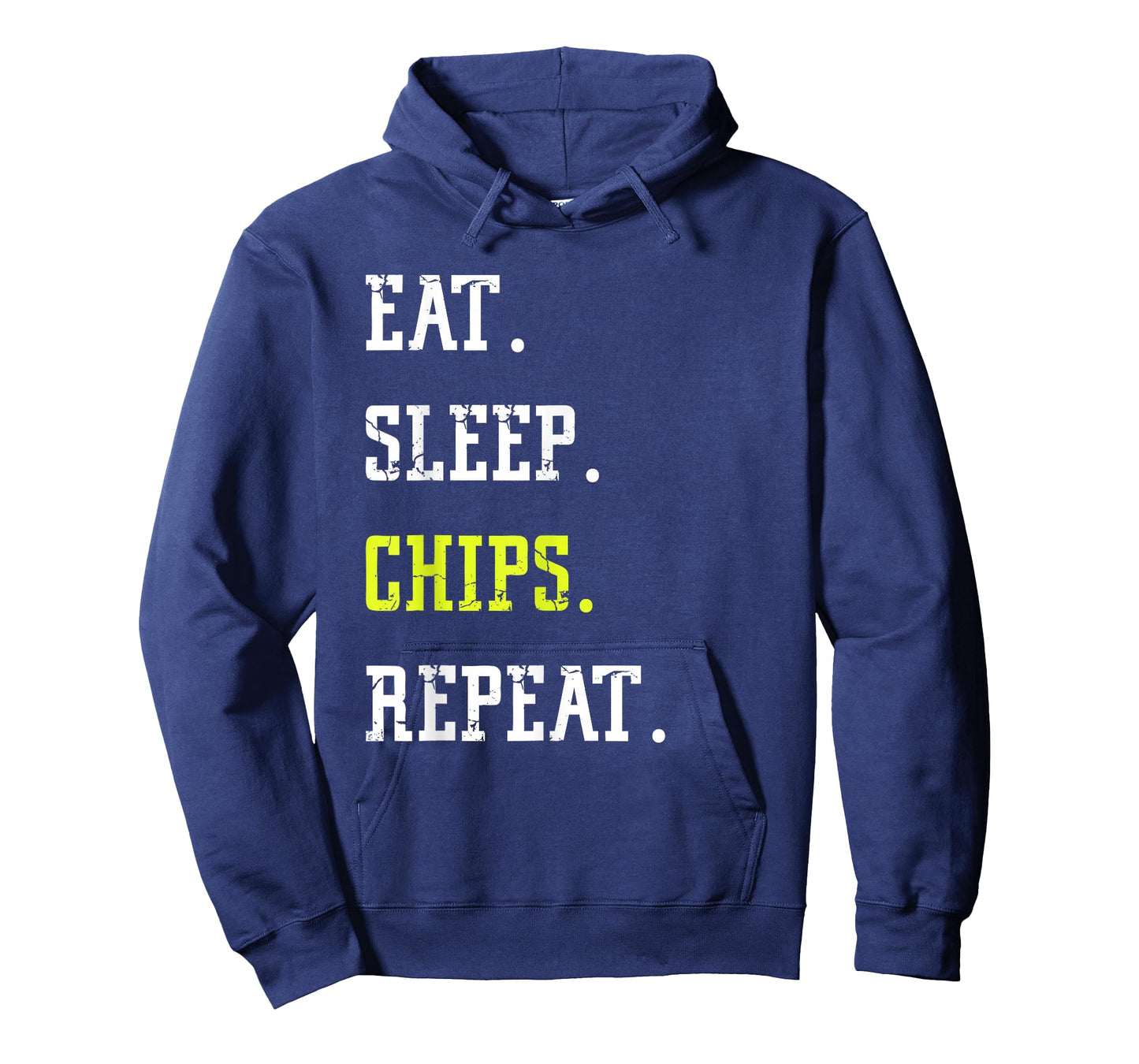 Funny National Potato Day Eat Sleep Chips Repeat T-Shirt