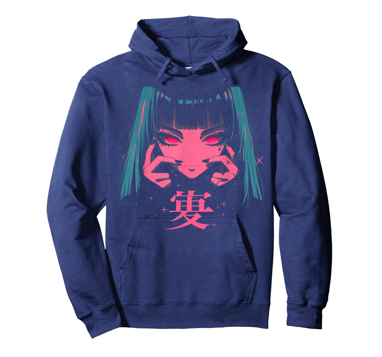 Goth Grunge Demon Anime Girl Waifu Horror Alt Aesthetic T-Shirt