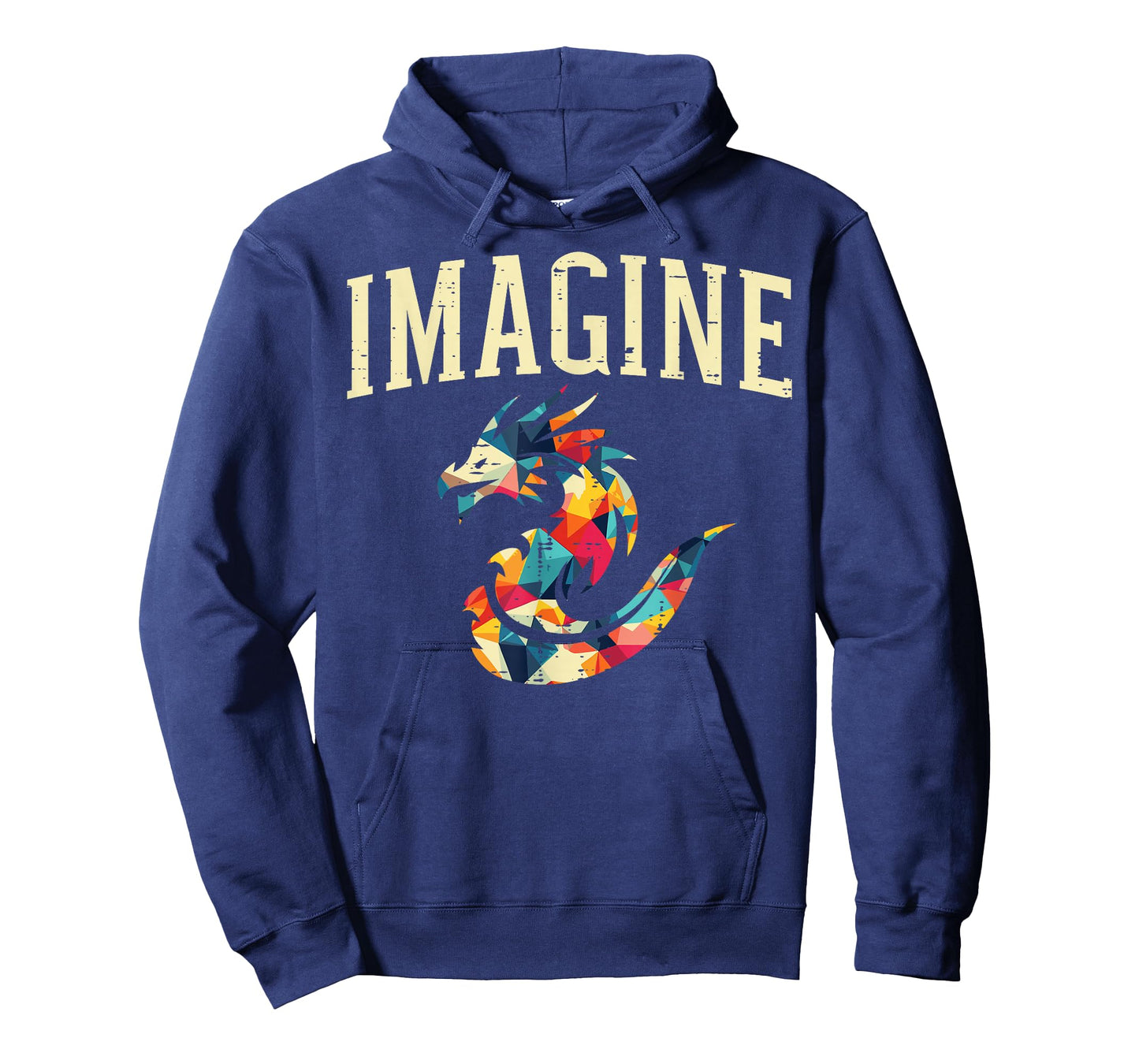 Dragon Imagine Colorful Polygonal Fantasy Art Women Men Kids T-Shirt