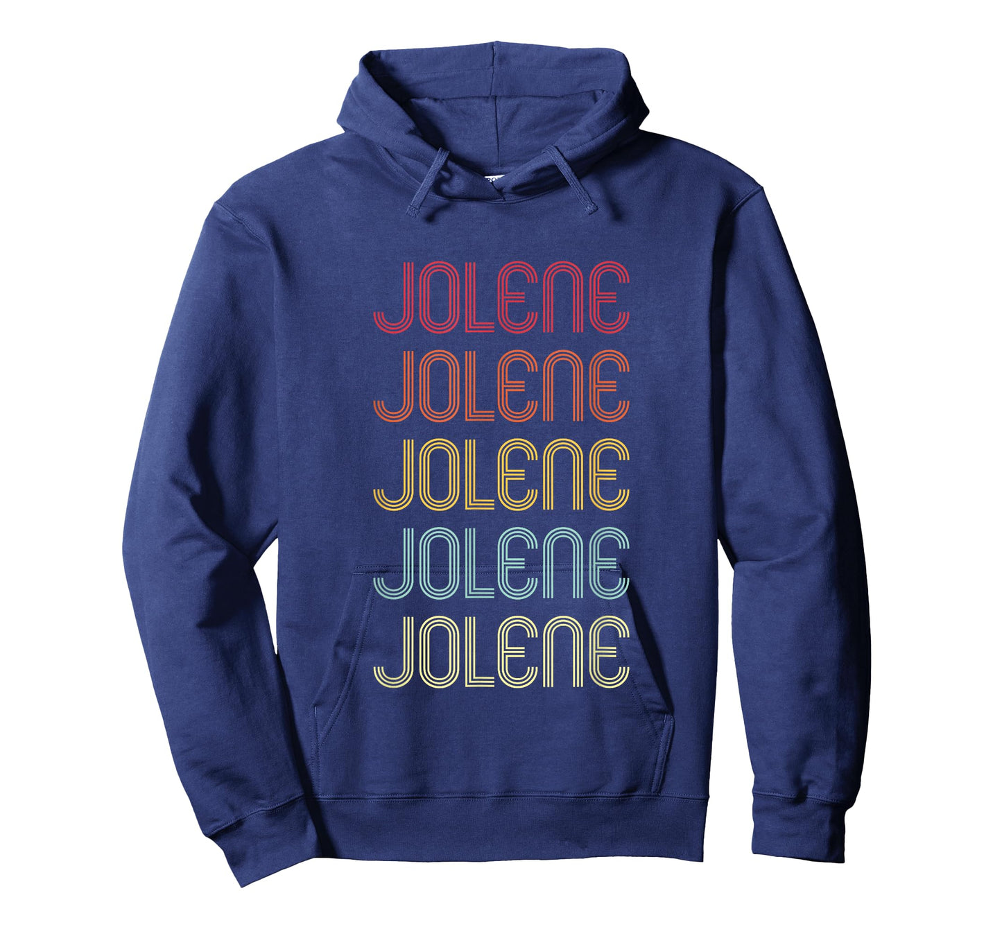 Jolene Retro Wordmark Pattern Vintage Personalized 70s T-Shirt