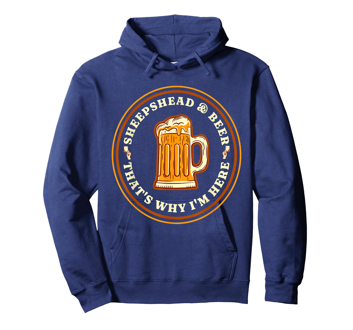 SHEEPSHEAD & BEER THAT'S WHY I'M HERE Fun Playing Card Game T-Shirt