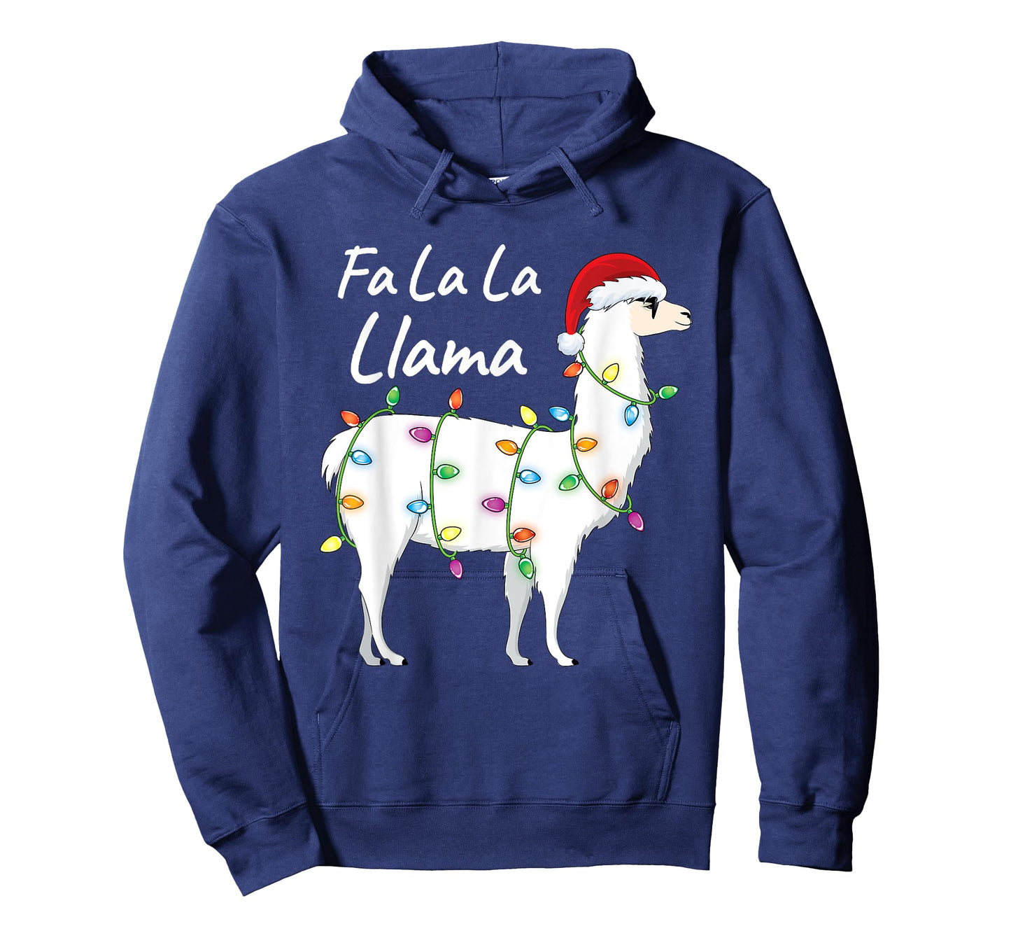 Fa La La Llama Christmas Shirt Kids Boys Girls Santa Llama T-Shirt