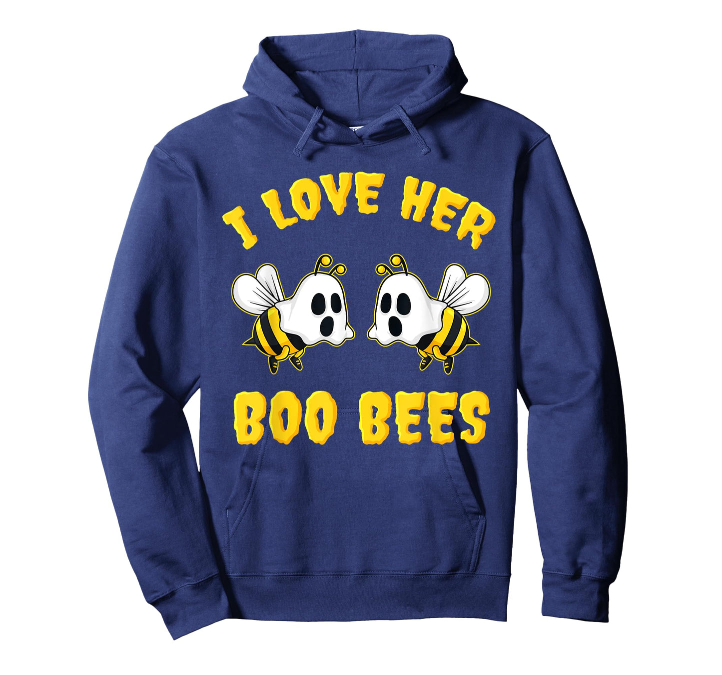 Halloween I Love Her Boo Bees Funny T-Shirt