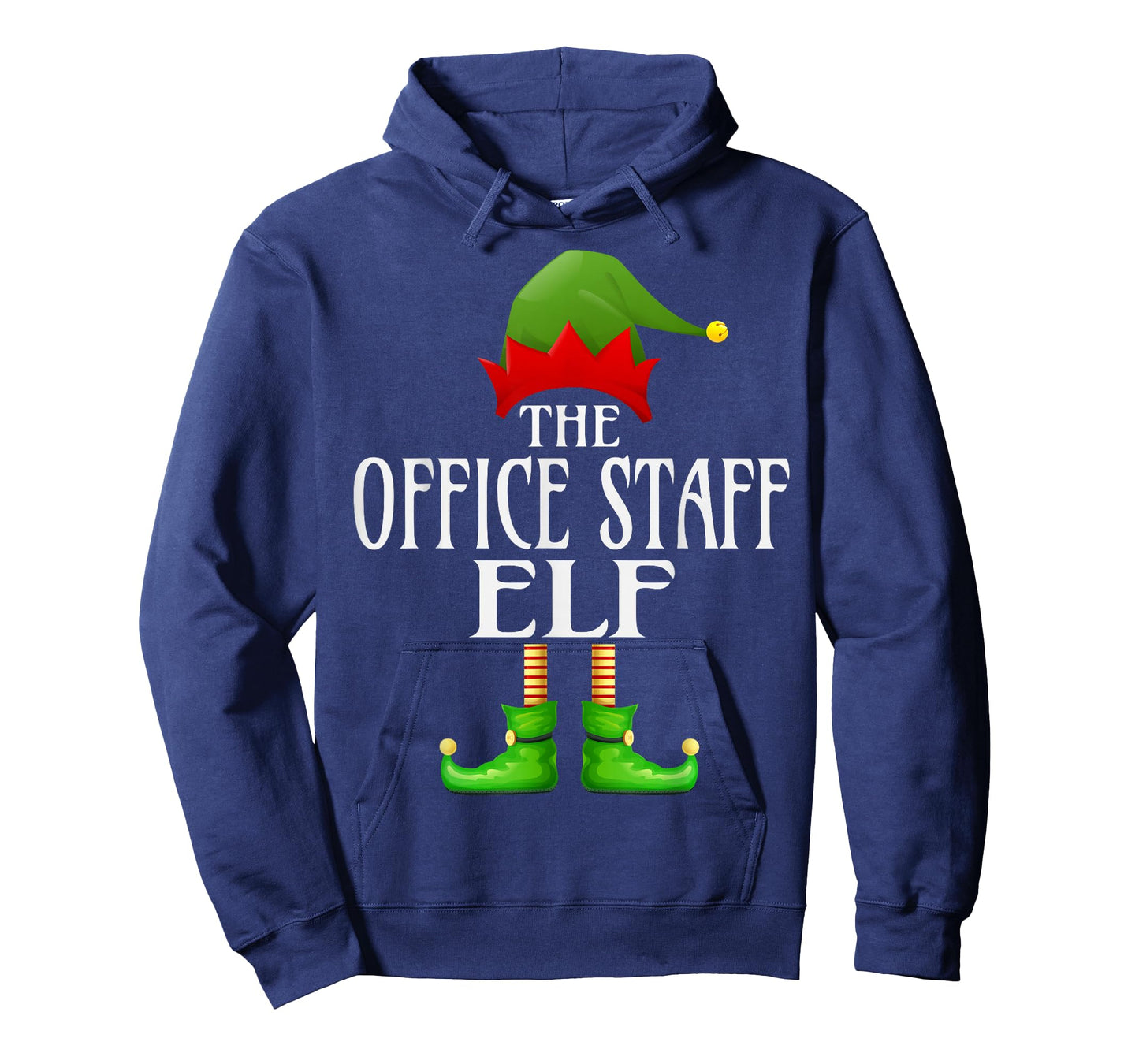 Office Staff Elf Xmas Funny Family Matching Group Christmas T-Shirt