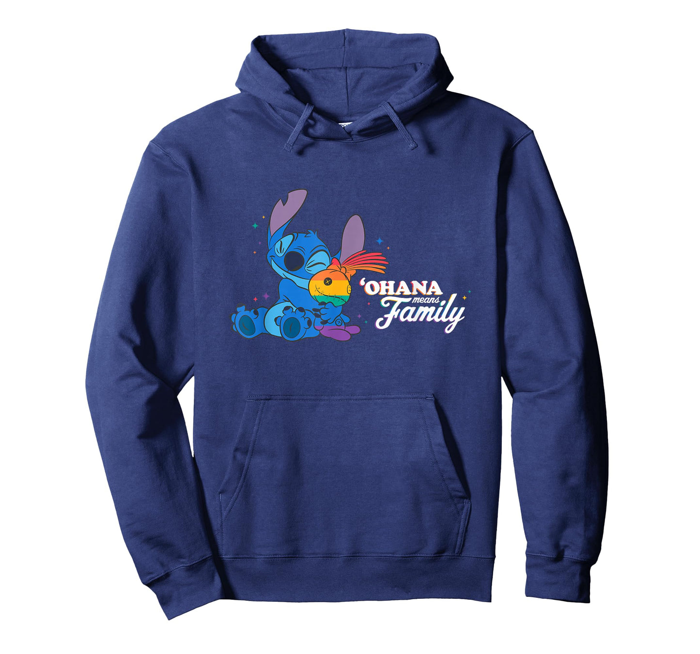 Disney Lilo & Stitch Ohana Means Family Rainbow Scrump T-Shirt