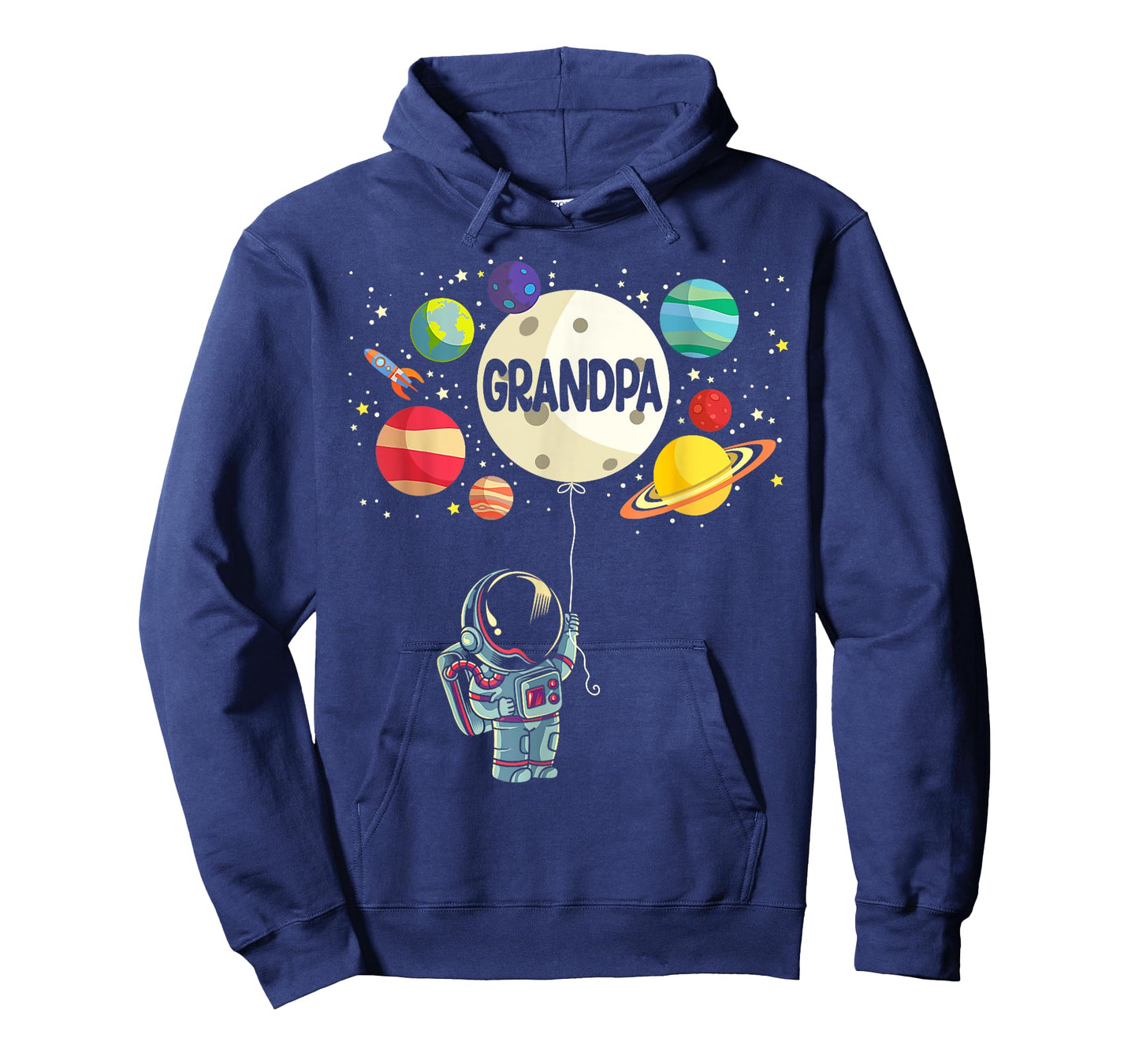 Grandpa of The Birthday Boy Space Astronaut 1st Birthday T-Shirt