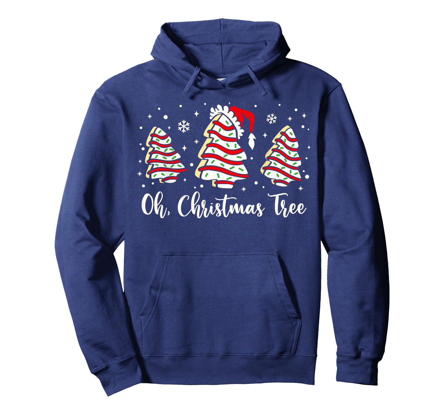 Groovy Oh Christmas Tree Cakes Debbie Becky Jen Cake Lovers T-Shirt
