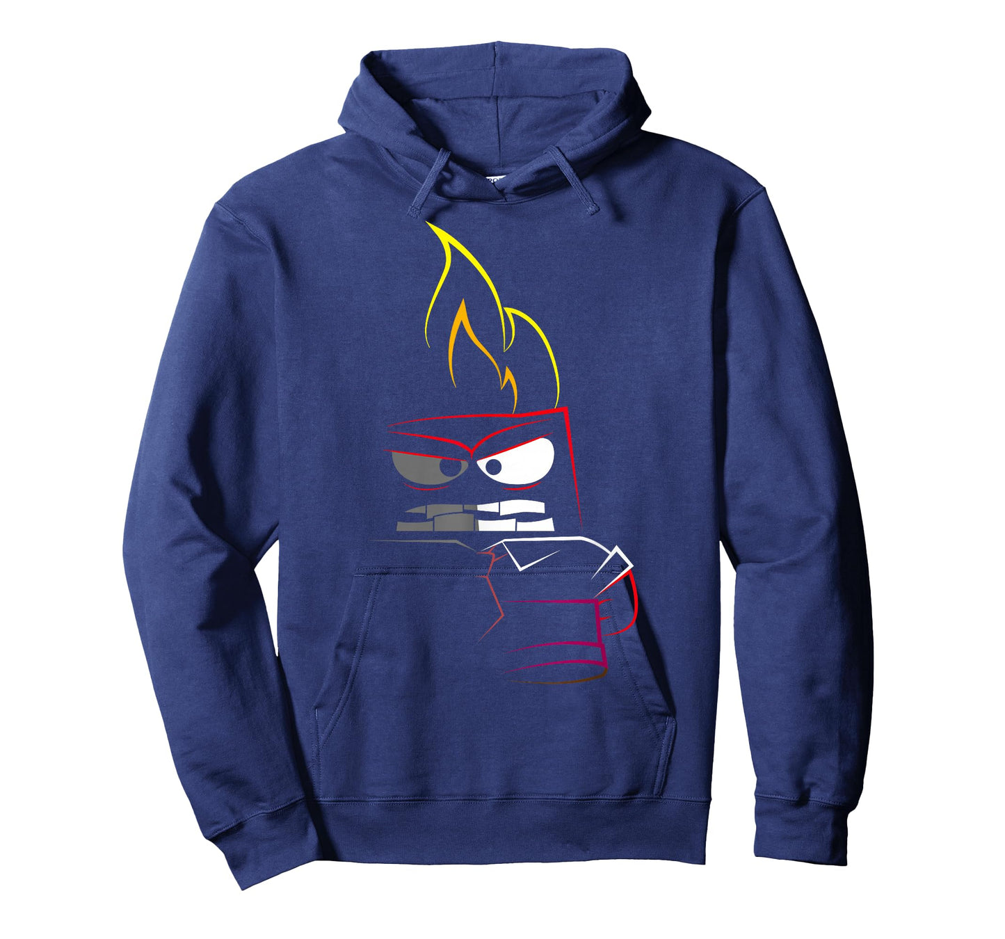 Disney Pixar Inside Out Fired Up Anger Outline Faded T-Shirt