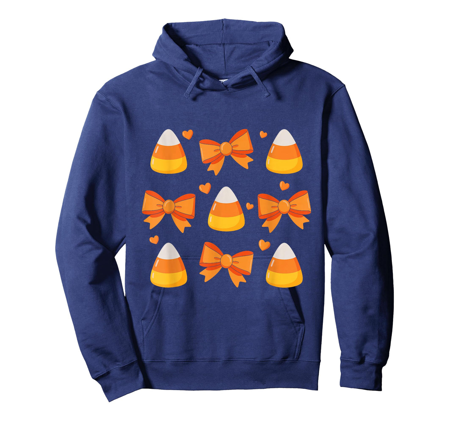 Candy Corn Coquette Bow Halloween Cute Spooky Season Autumn T-Shirt