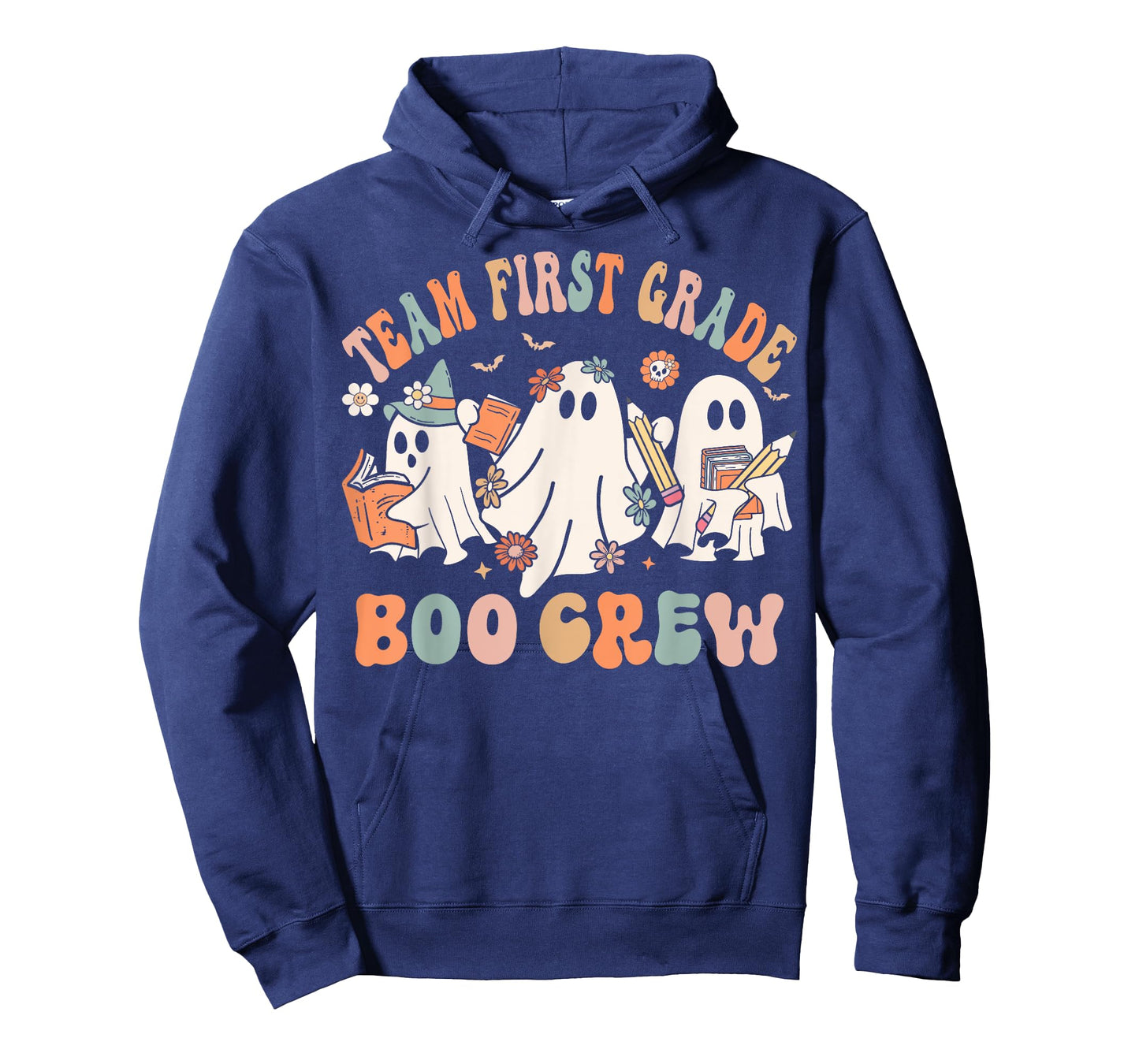 Team First Grade Boo Crew Cute First Grade Teacher Halloween T-Shirt
