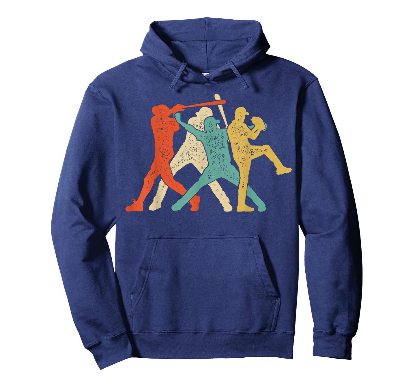 Baseball Retro Vintage Catcher Pitcher Batter Boys Men Sport T-Shirt