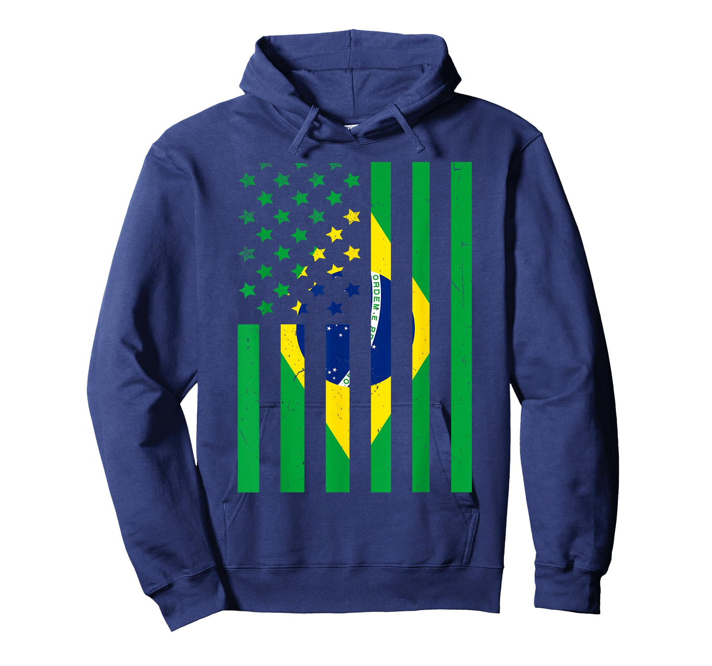 Brazil American USA Flag Brazilian Pride T-Shirt