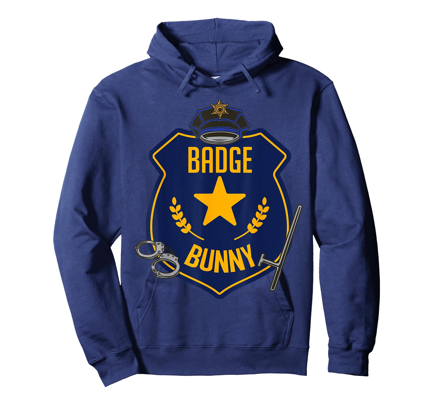 Badge Bunny Police Officer Policeman Handcuffs Easter Rabbit T-Shirt