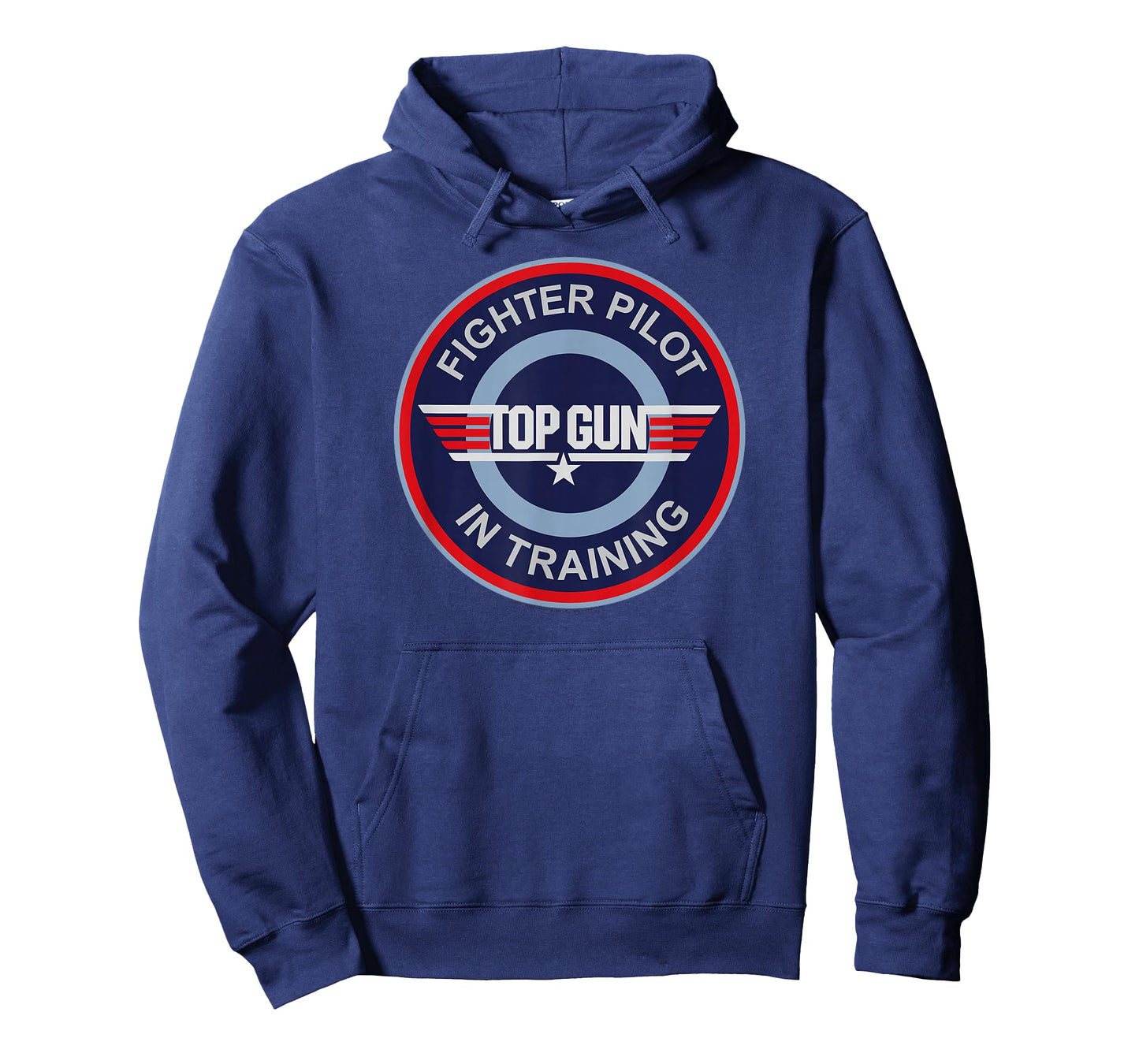 Top Gun Fighter Pilot in Training Round Logo 80's Movie T-Shirt