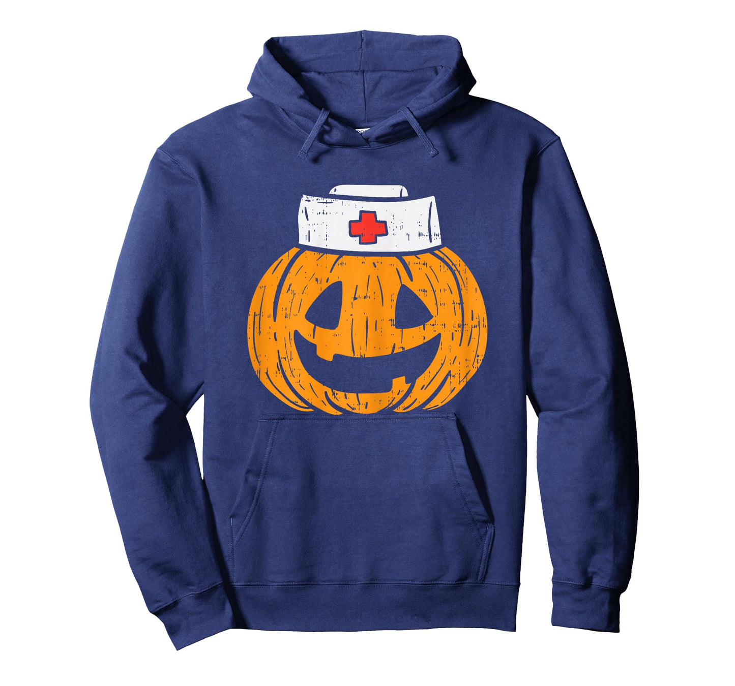 Pumpkin Nurse Funny Scary Halloween Costume RN CNA ICU Girls T-Shirt
