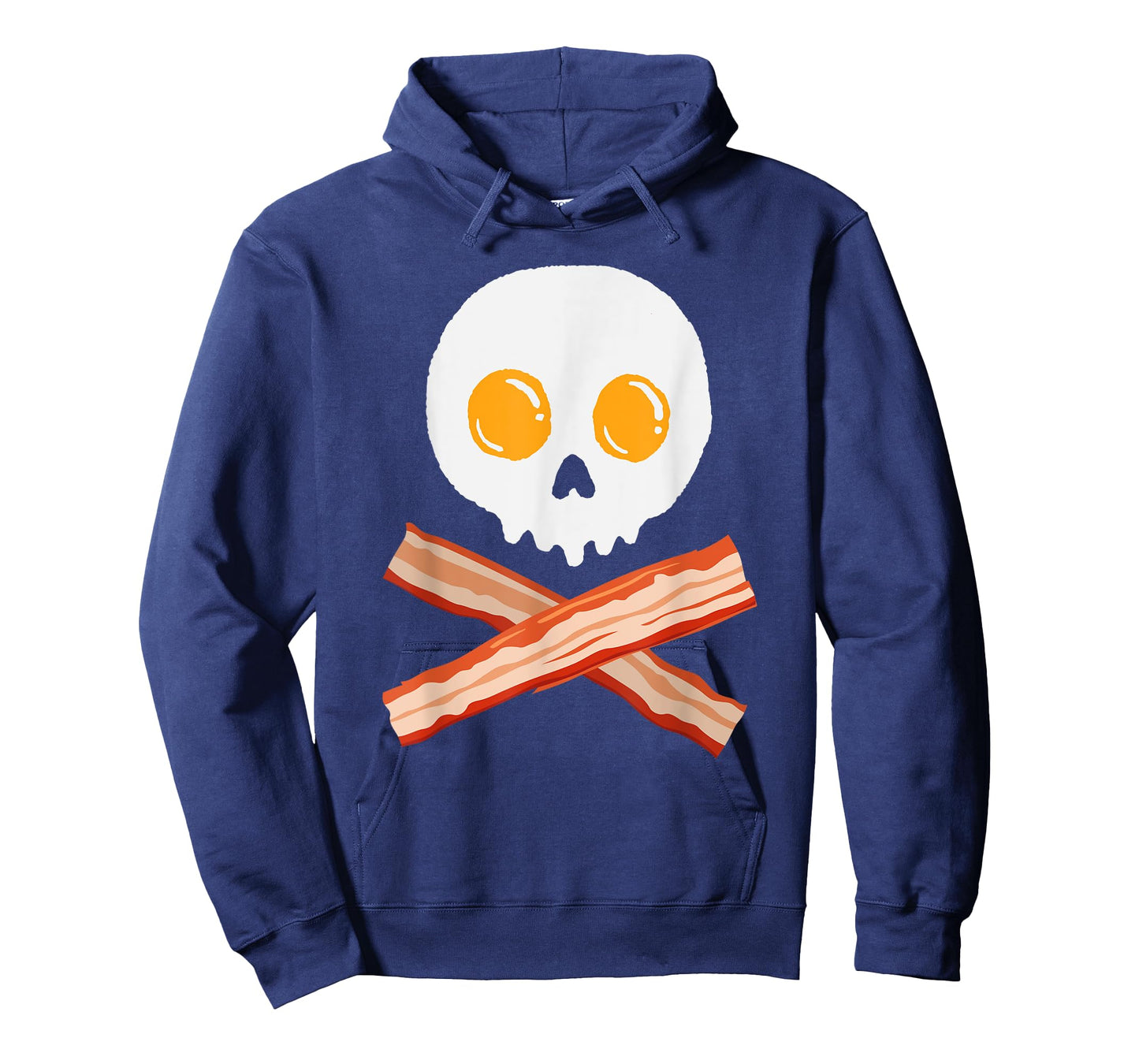 Egg Bacon Skull Gift Spooky Halloween T-Shirt