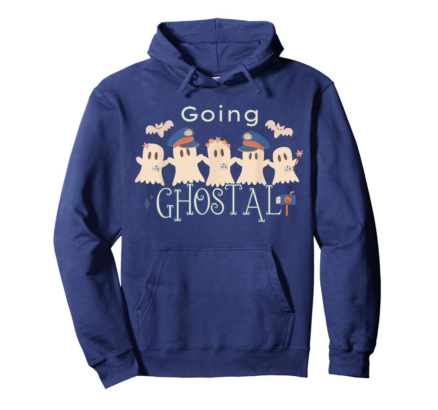 Going Ghostal Halloween Postal Service Ghost Mail Carrier T-Shirt