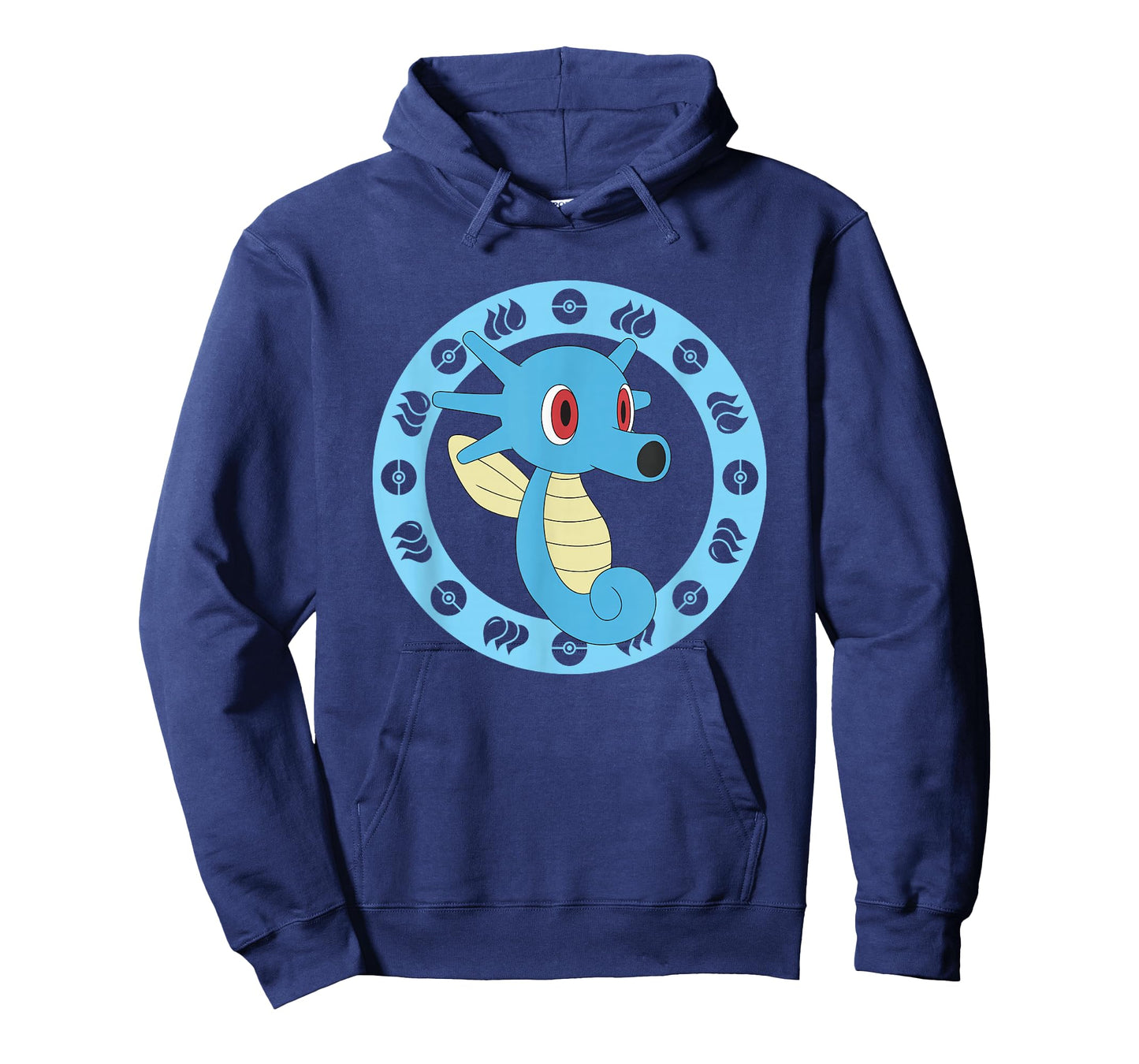 Pokémon Horsea Water Themed Cute Portrait T-Shirt
