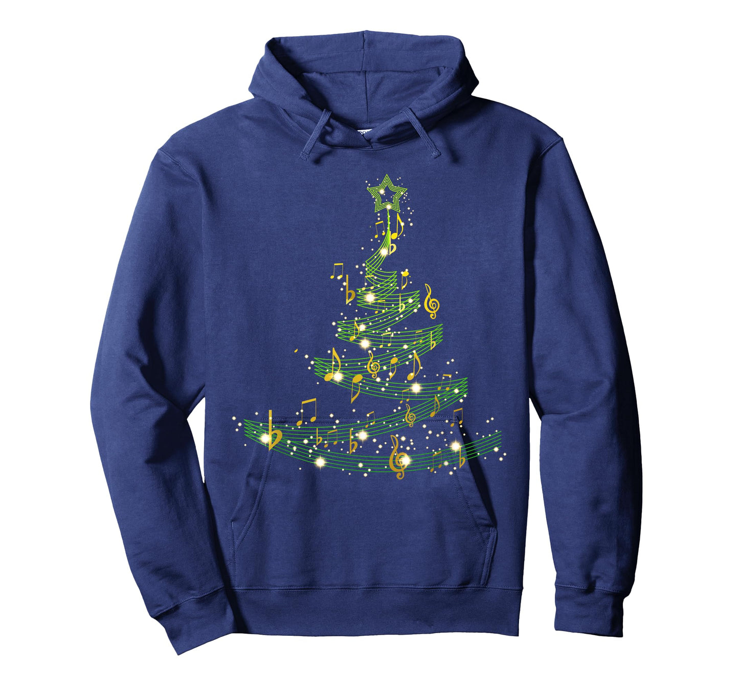 Christmas Tree Musical Notes Song Xmas Musician Pajama T-Shirt