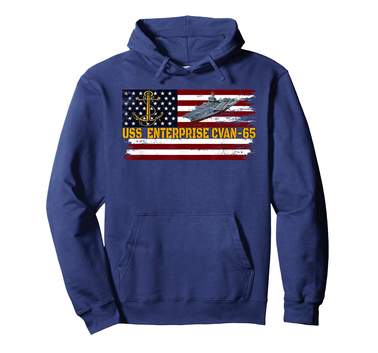 Aircraft Carrier USS Enterprise CVAN-65 Veterans Day Fathers T-Shirt