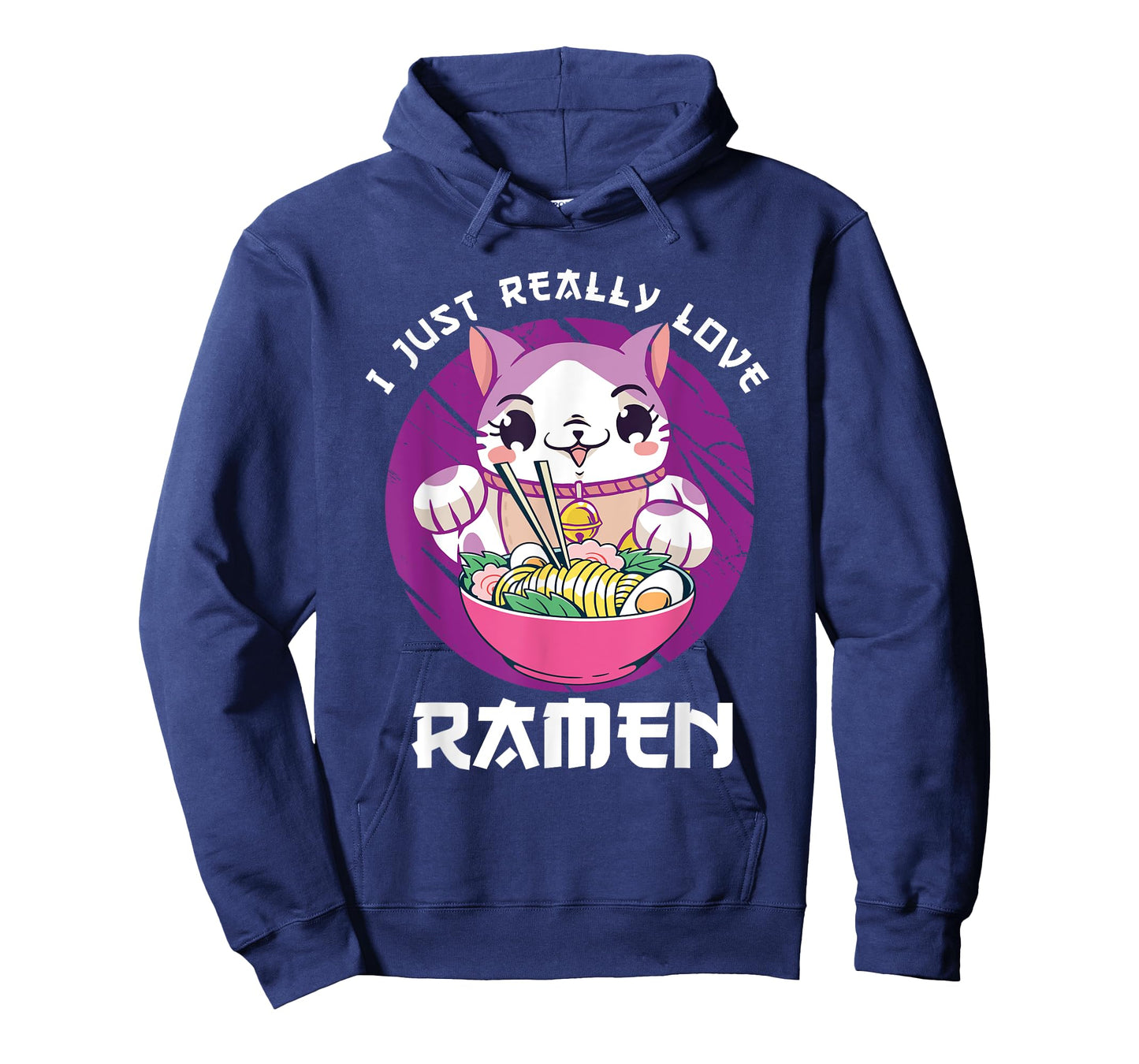 I Just Really Love Ramen Japanese Noodles Kawaii Anime Cat T-Shirt