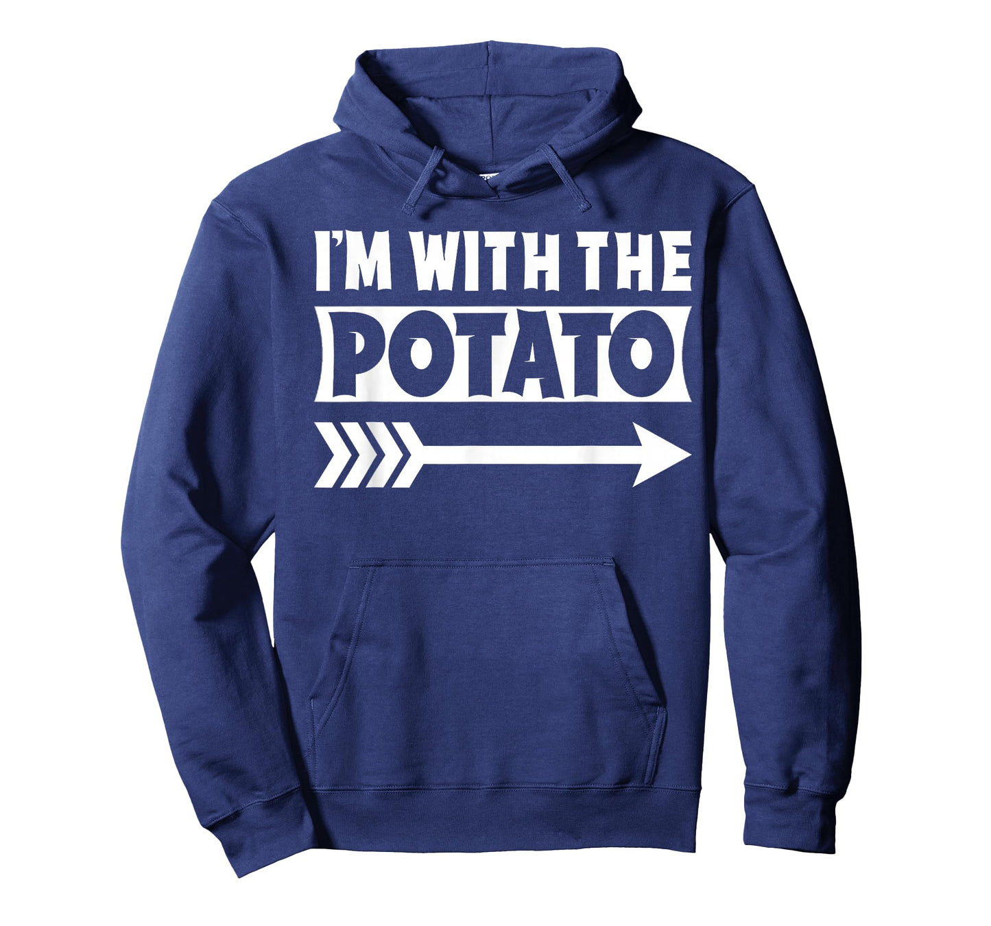 I'm With The Potato Halloween Costume Potato Halloween T-Shirt