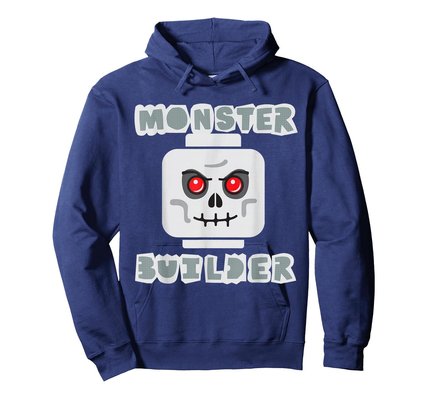 Halloween Building Bricks Monster Builder Skull Head funny T-Shirt