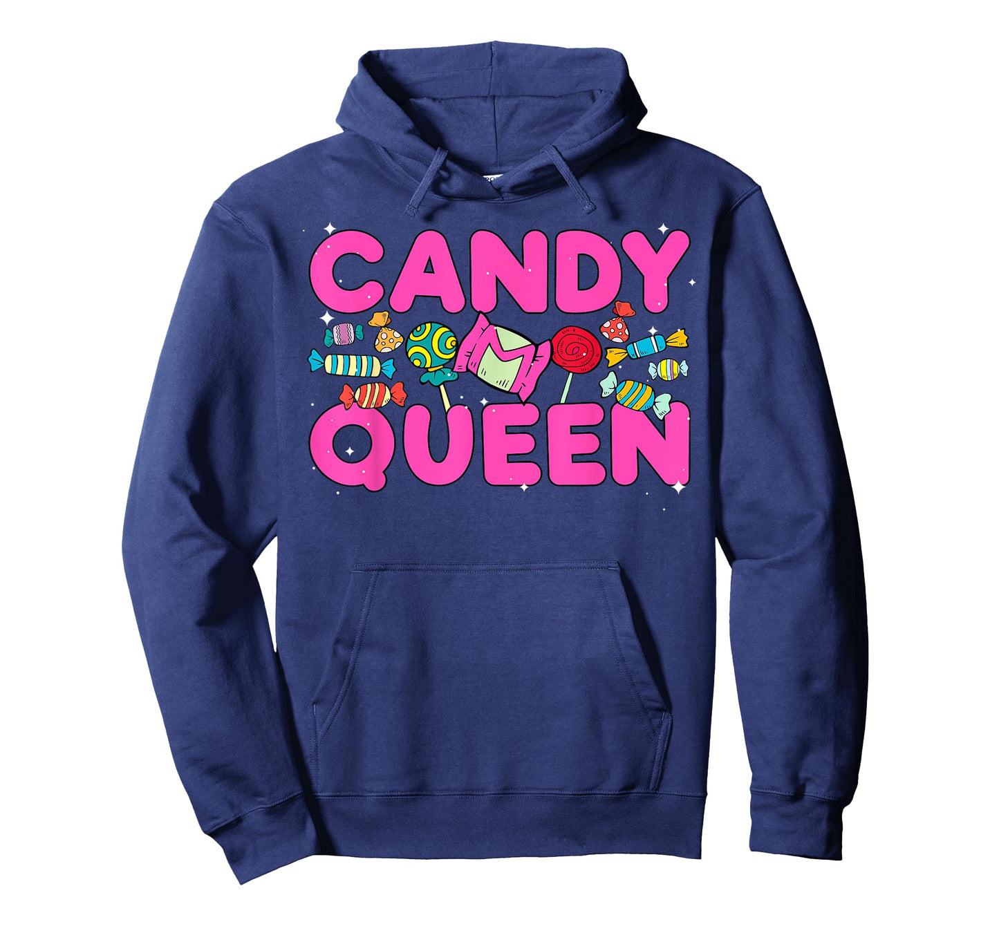 Funny Candy Queen Design For Women Girls Kids Lollipop Lover T-Shirt