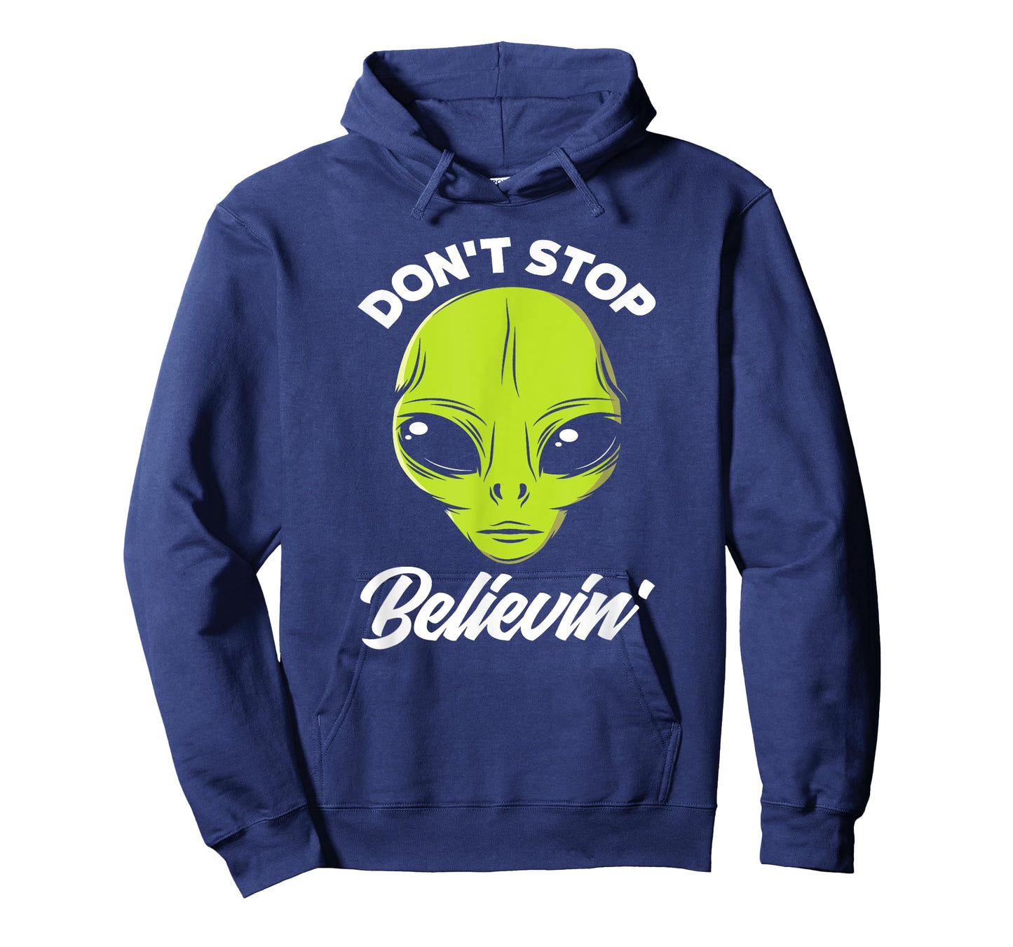 Don't Stop Believing Alien Face Alien Lover T-Shirt