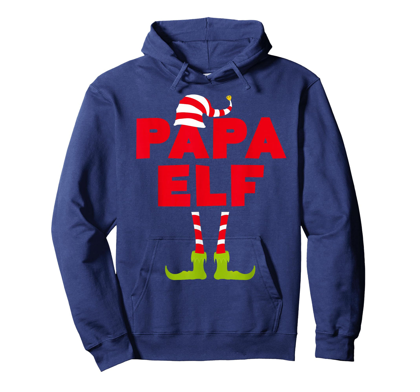 Papa Elf Shirt Men Matching Elf Papa Christmas Pajamas T-Shirt