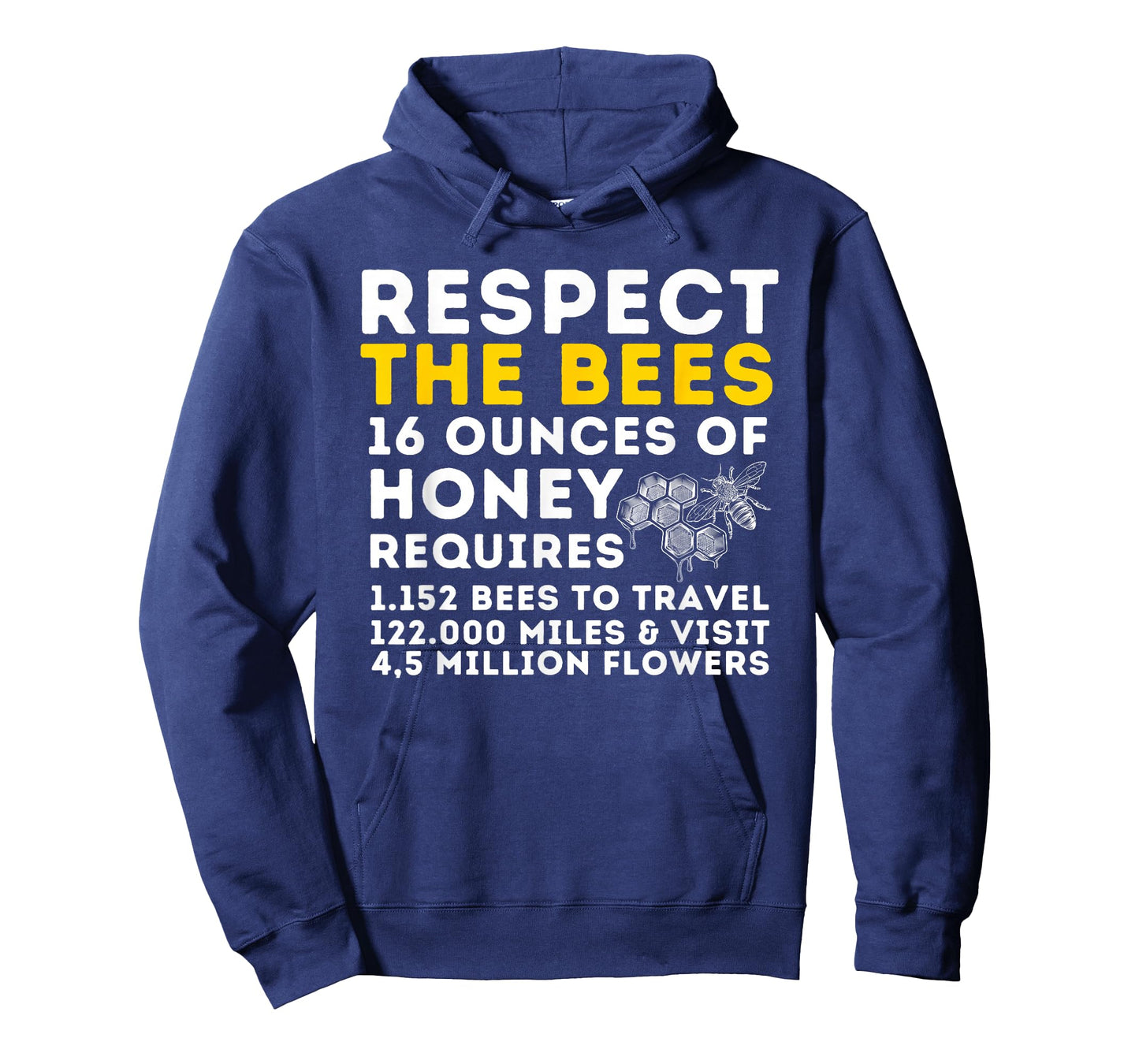 Respect The Bees - Bee Lover Beekeeping & Beekeeper T-Shirt Small