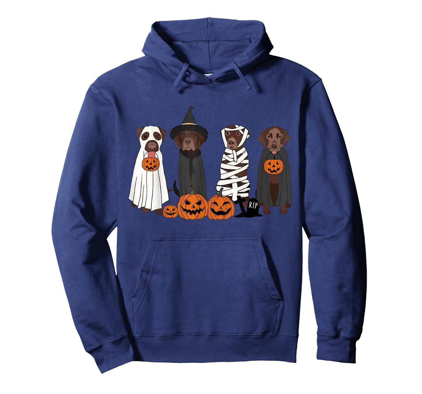 Black Labrador Dogs Witches Dressed As Ghosts in Boo Sheet T-Shirt