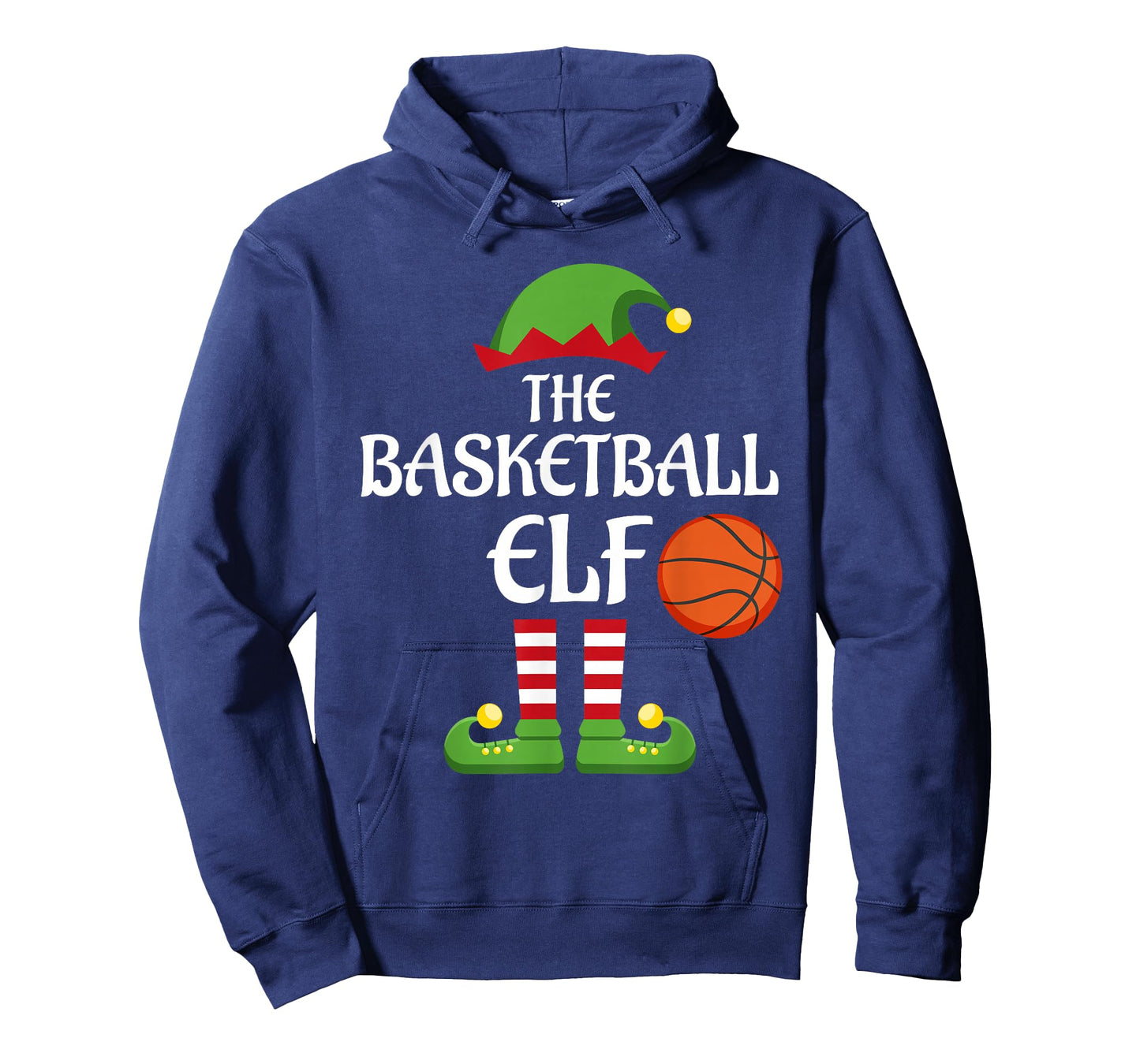 Basketball Elf Family Matching Group Christmas Sporty T-Shirt
