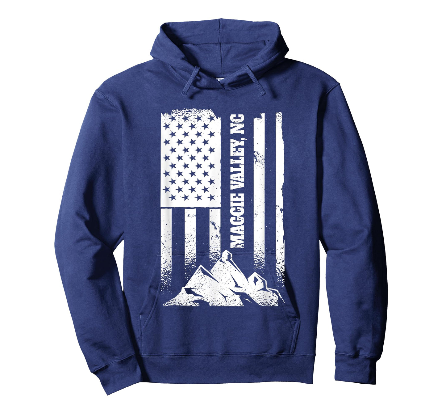 Maggie Valley NC North Carolina American Patriotic Hike Flag T-Shirt