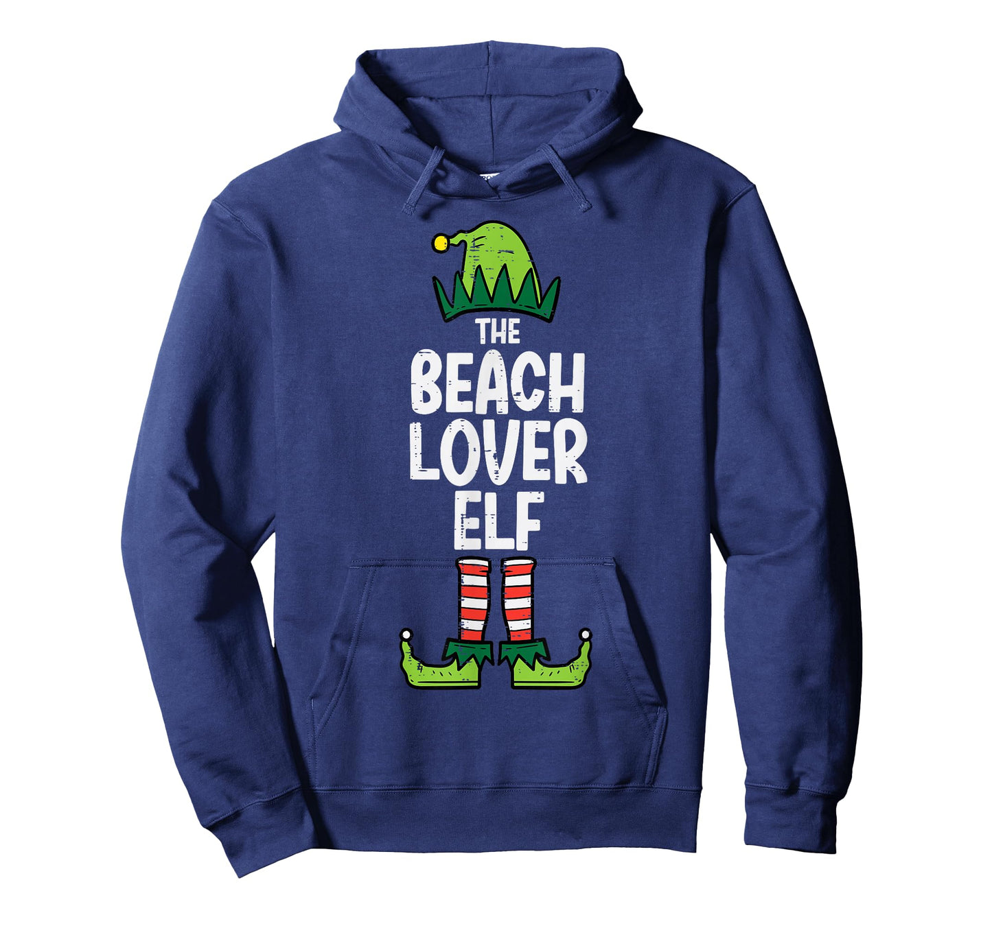 Christmas Beach Lover Elf Xmas Family Matching Men Women Kid T-Shirt