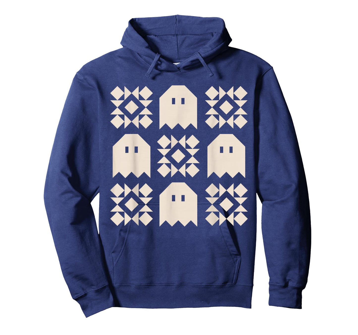 Ghost Quilt Block Halloween Quilting Ghost Block Quilter_ T-Shirt