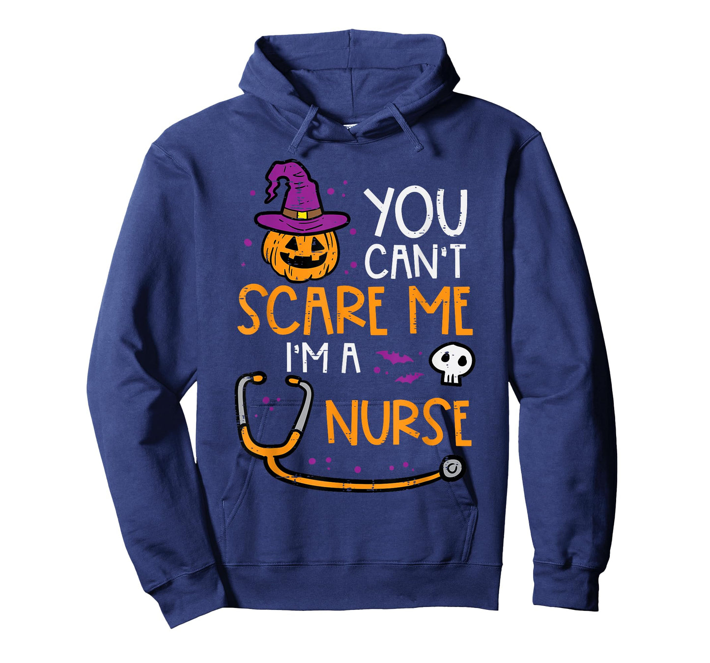 Halloween Cant Scare Me Im Nurse Costume Scrub Top Men Women T-Shirt