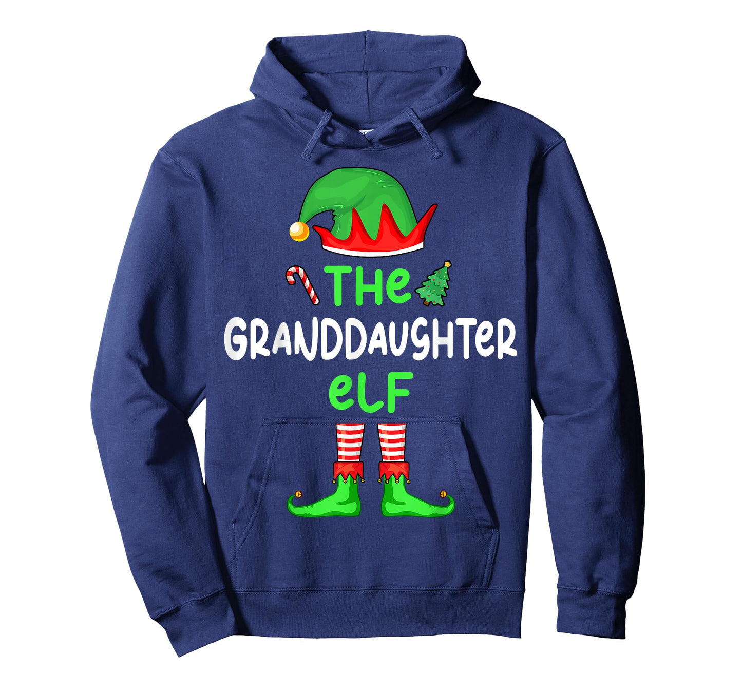I'm The Granddaughter Elf Christmas Family Matching Pajama T-Shirt